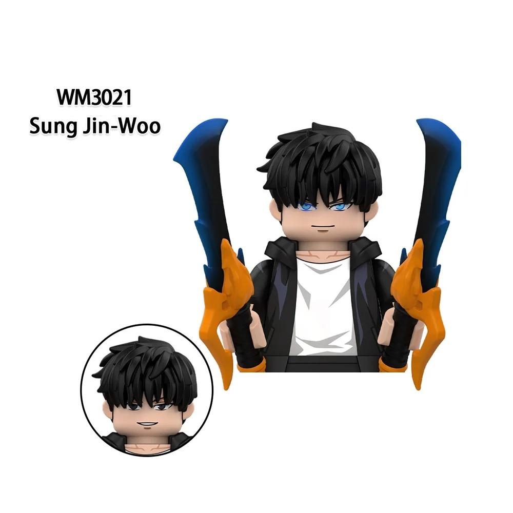 New WM6220 WM6221 Solo Leveling Set Building Blocks Sung Jin Woo Mini Action Figure Toys