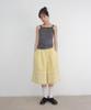 RONRON Pattern Patchwork Button Sleeveless Charcoal