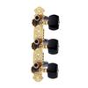 Alice AOS 020B3P 1 Pair Gold Plated 3 Machine Head Classical Guitar String Tuning Keys Pegs