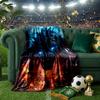Godzi-lla Destruction Throws Blanket Flannel Blankets Plush for Couch Bed Gifts for Men Women Travel picnic blanket Christmas fan gifts