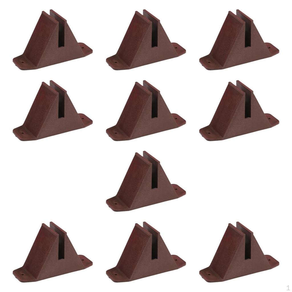 10 Count Dog Panel Support for Garden Fence And Gate Installation