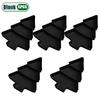 1-10PCS Holiday Christmas Plastic Snack Plates Candy Fruit Divided Trays Tree Shape INS Style Home Table Party Decor Supplies