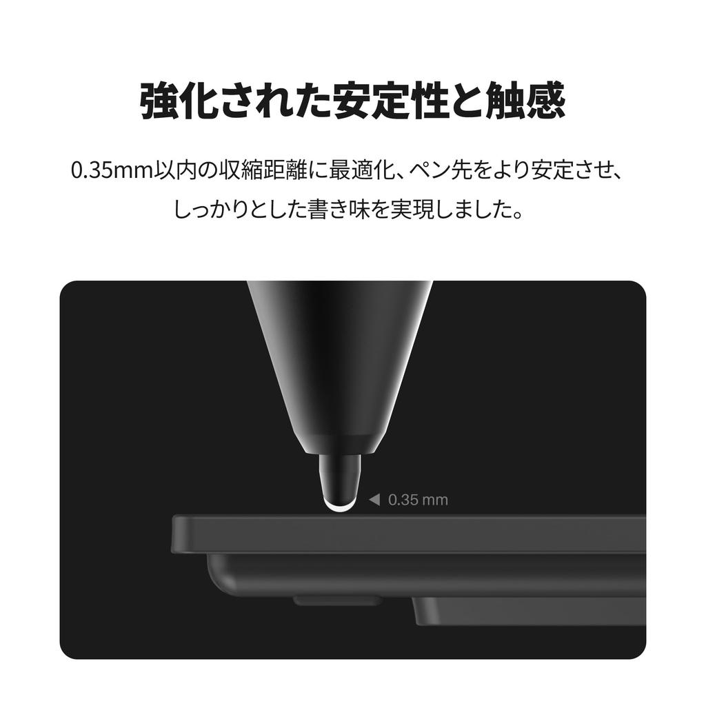 HUION PW600L Rechargeable Pen for Pen Tablets and Display Tablets, PenTech 4.0, Compatible with Kamvas 13 (Gen 3)/ Kamvas 16 (Gen 3)/ Kamvas Pro 19/ K