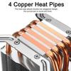 2200RPM 22dBA 4 Copper Heatpipe for Aurora Light Cooling Fan with RGB for Intel LGA 2011 CPU Cooler Heatsink Radiator New CPU Cooler