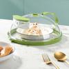 Microwave Splatter Cover with Snap-On Rim Heat-Resistant Transparent PC Food Guard for Plates Bowls Reusable Dishwasher Safe Kitchen Accessory