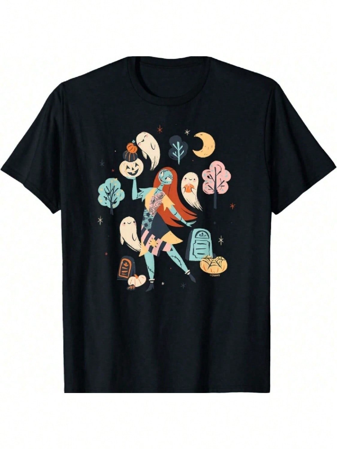 Camiseta de Jack y Sally de Pesadilla antes de Navidad S разноцветный