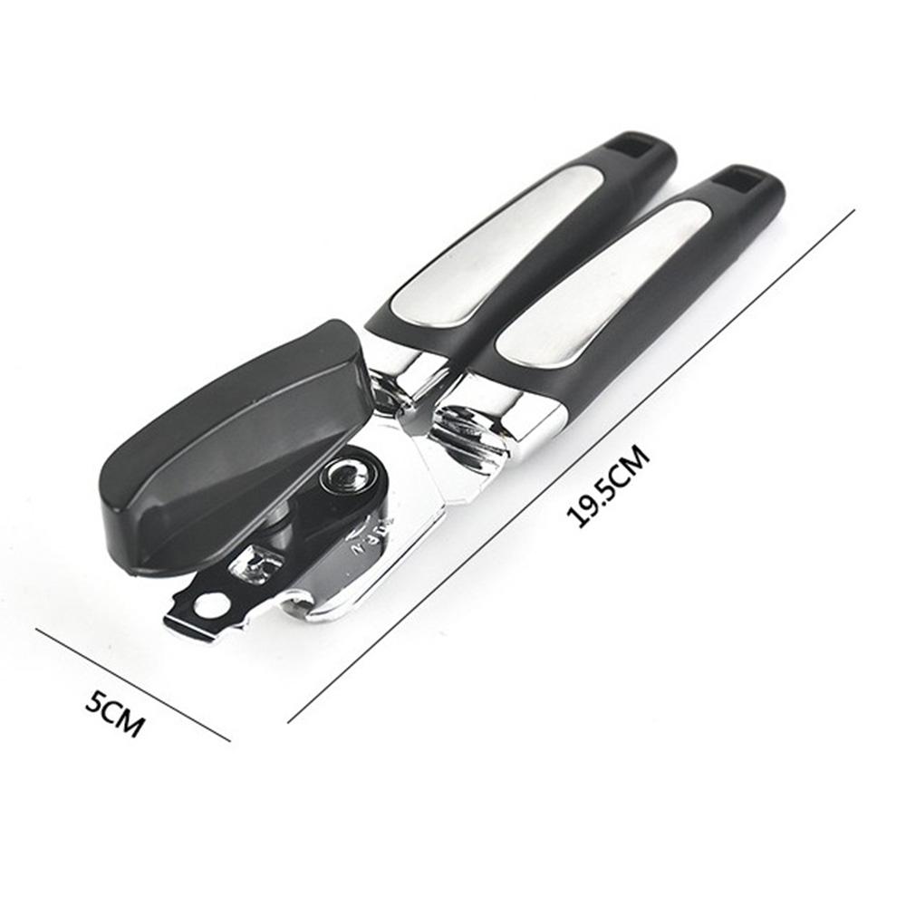 Stainless Steel Can Opener Heavy Duty Professional Portable Safety Easy Ergonomical Openers Household Kitchen Useful Tool 6