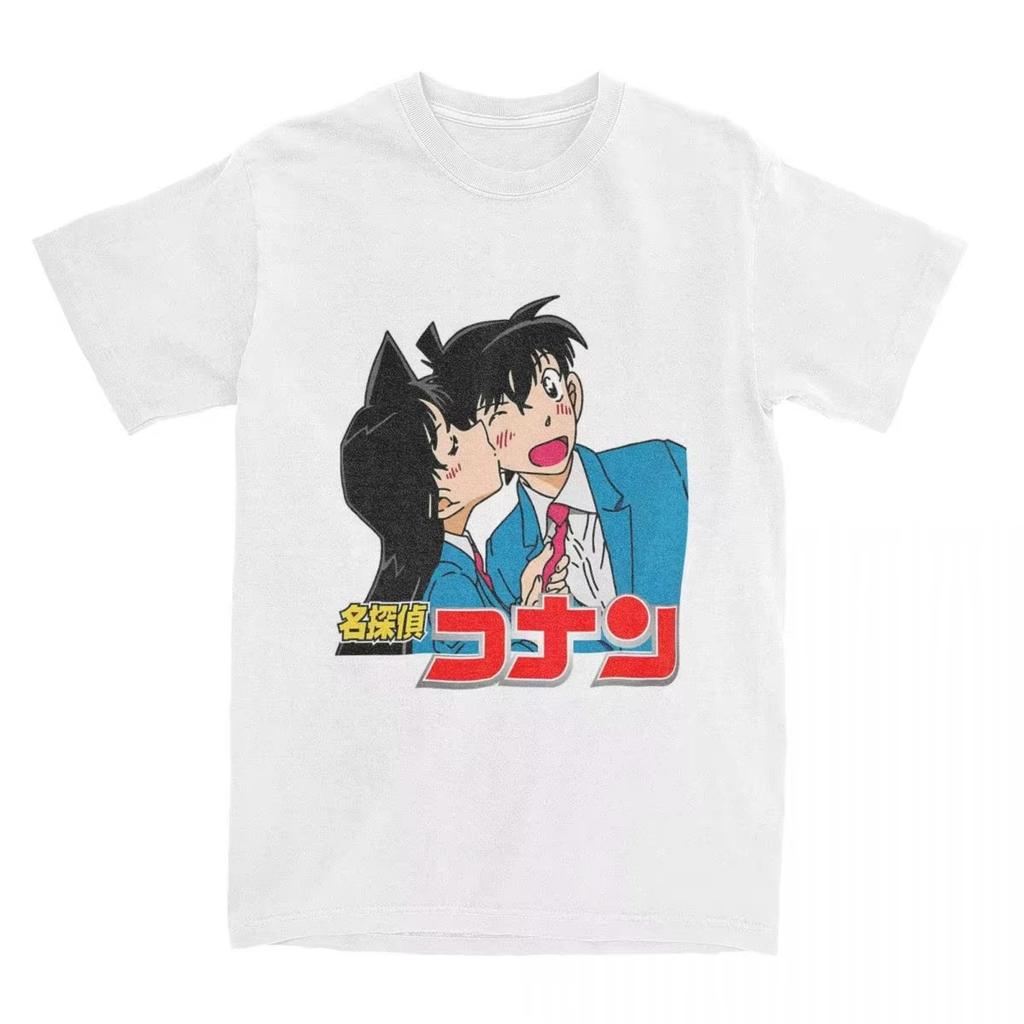 Detective Conan Anime T-Shirt Unisex Graphic Gothic Style Women's Clothing Animation Theme Gothic Detective Conan T-Shirt