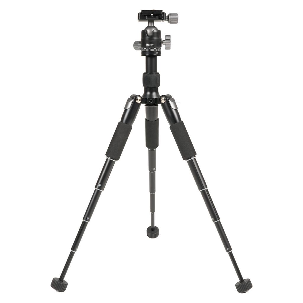 Camera Tripod 360 Degree Ball Head Height Adjustable Lightweight Portable Tripod with Phone Clip