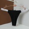 Silver Thin Belt Bowknot Panties Bow Cotton Thong Sweet Women's Briefs  Lingerie