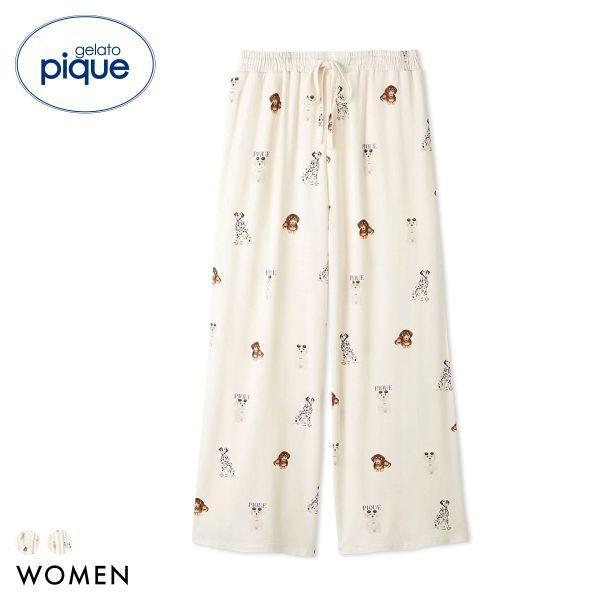 Gelato Pique Women s Cool Touch Fashion CATS&DOGS Pattern Long Pants Gelato Pique Pajamas Room Wear gelato pique