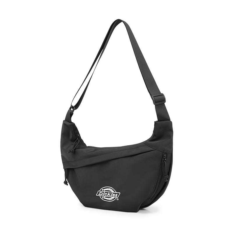 New Dickies Polyester Shoulder Bag, Crossbody Bag Regular Unisex Black/Light Khaki DK-C055