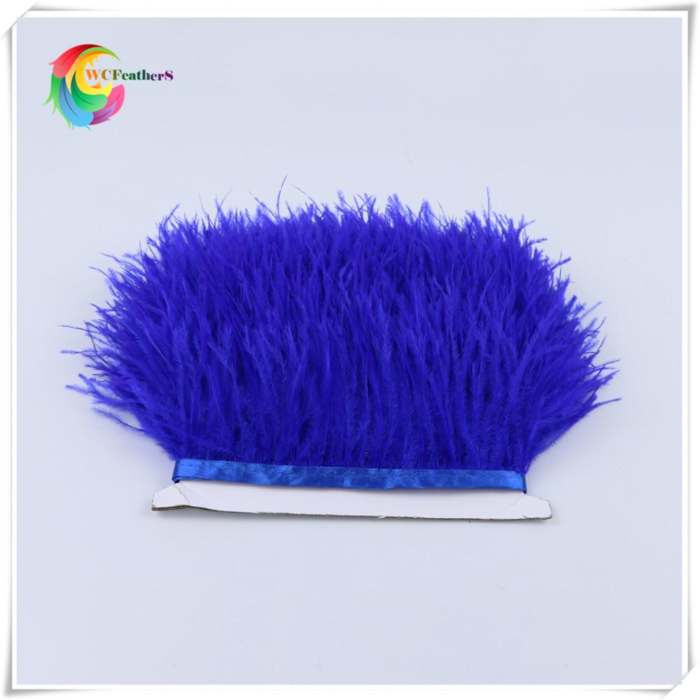 1 metru 32 culori Pene naturale de struț Garnitură înălțime 8-10cm panglică de pene pentru decorarea rochiei de petrecere de nuntă DIY artizanat
