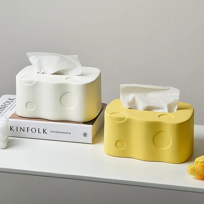 Simple Home Decor Cheese Tissue Box Modern Style Living Room Table Ornament Kitchen Storage Accessories Lovely Desk Decoration