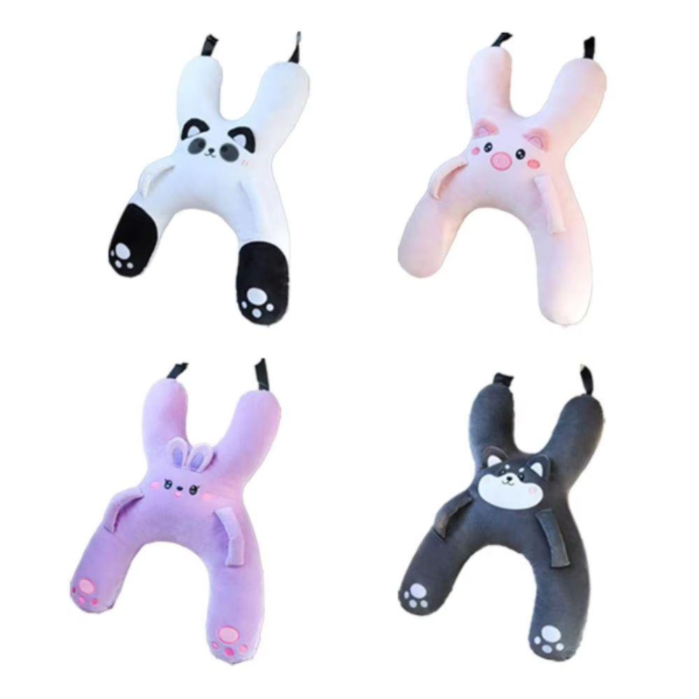 Soft Car Seat Neck Pillow Breathable Car Headrest Safety Design Lumbar Support Pillow  Car Travel