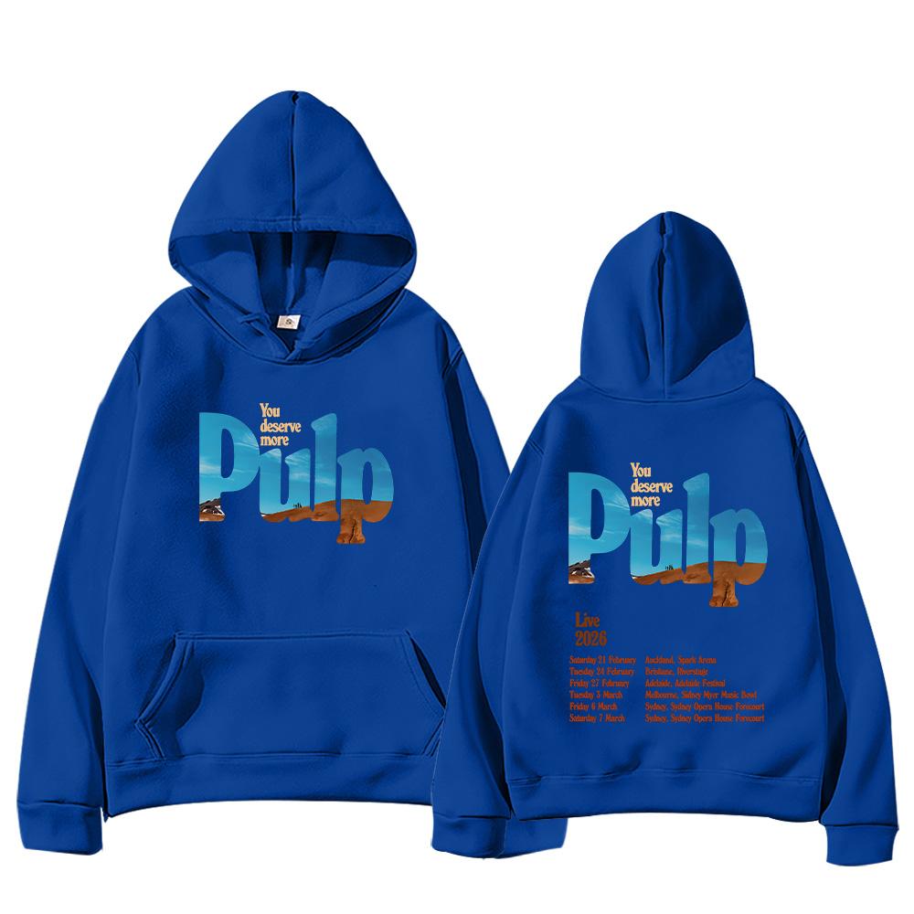 Pulp Rock Band Fashion Hoodies Pulp Live 2026 Graphic Clothes Women Men Casual Versatile Long Sleeve Pullovers Sweatshirts