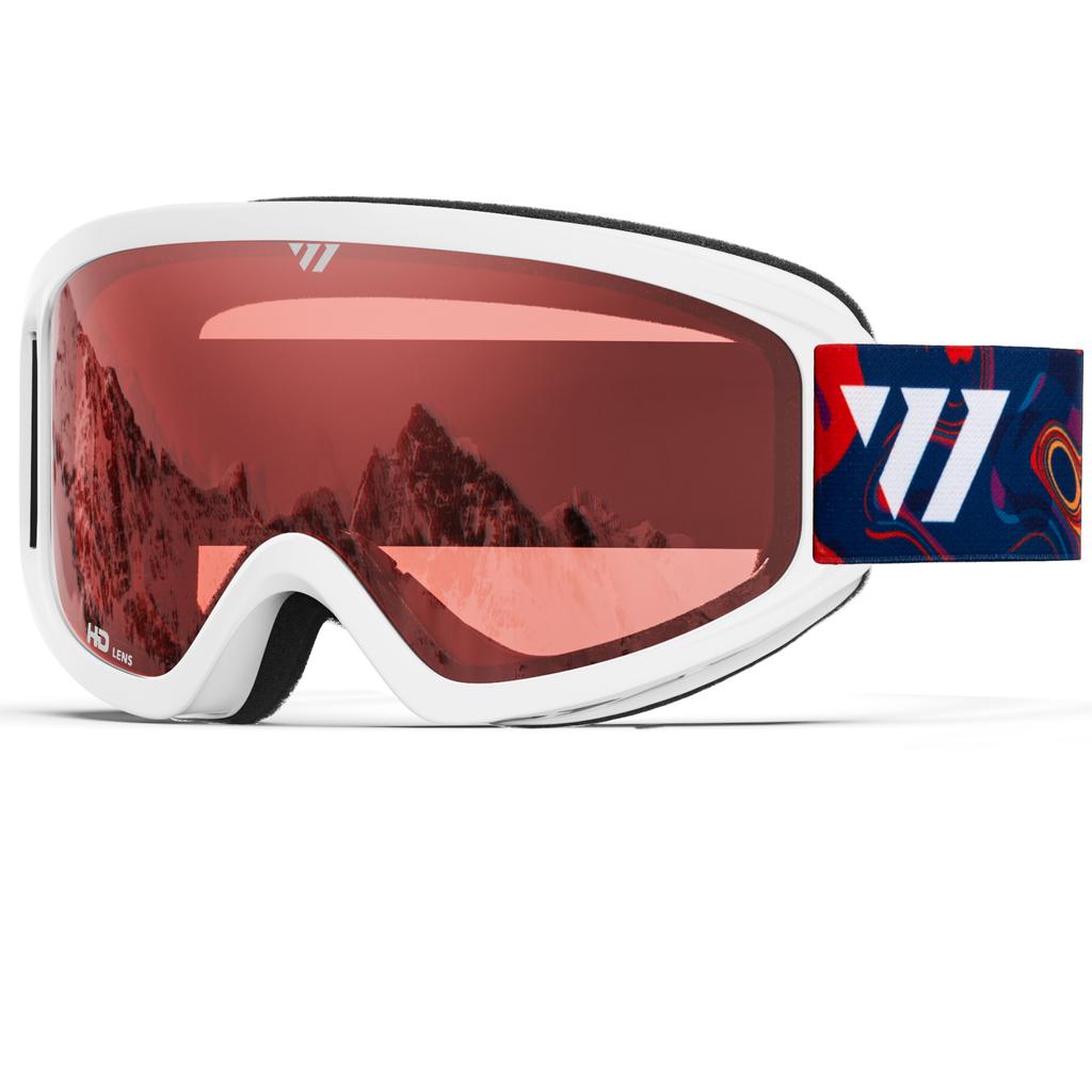 JULI Brand Professional Ski Goggles Double Layers Lens Anti-fog UV400 Ski Eyeglasses Skiing Snowboard Gogglesw Goggles Men for Women W1