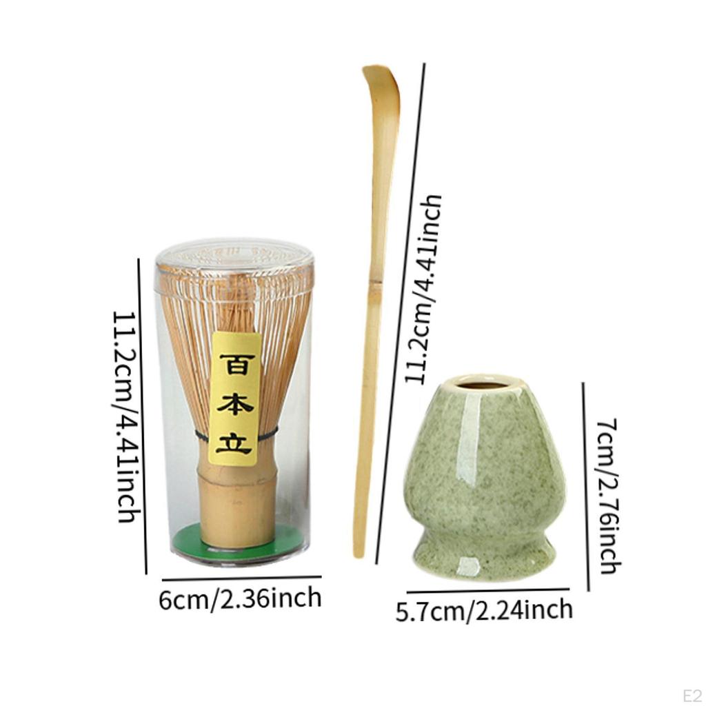 Japanskt Matcha-set Moderna teverktyg Tillbehör Bambuvisp, Keramisk visp