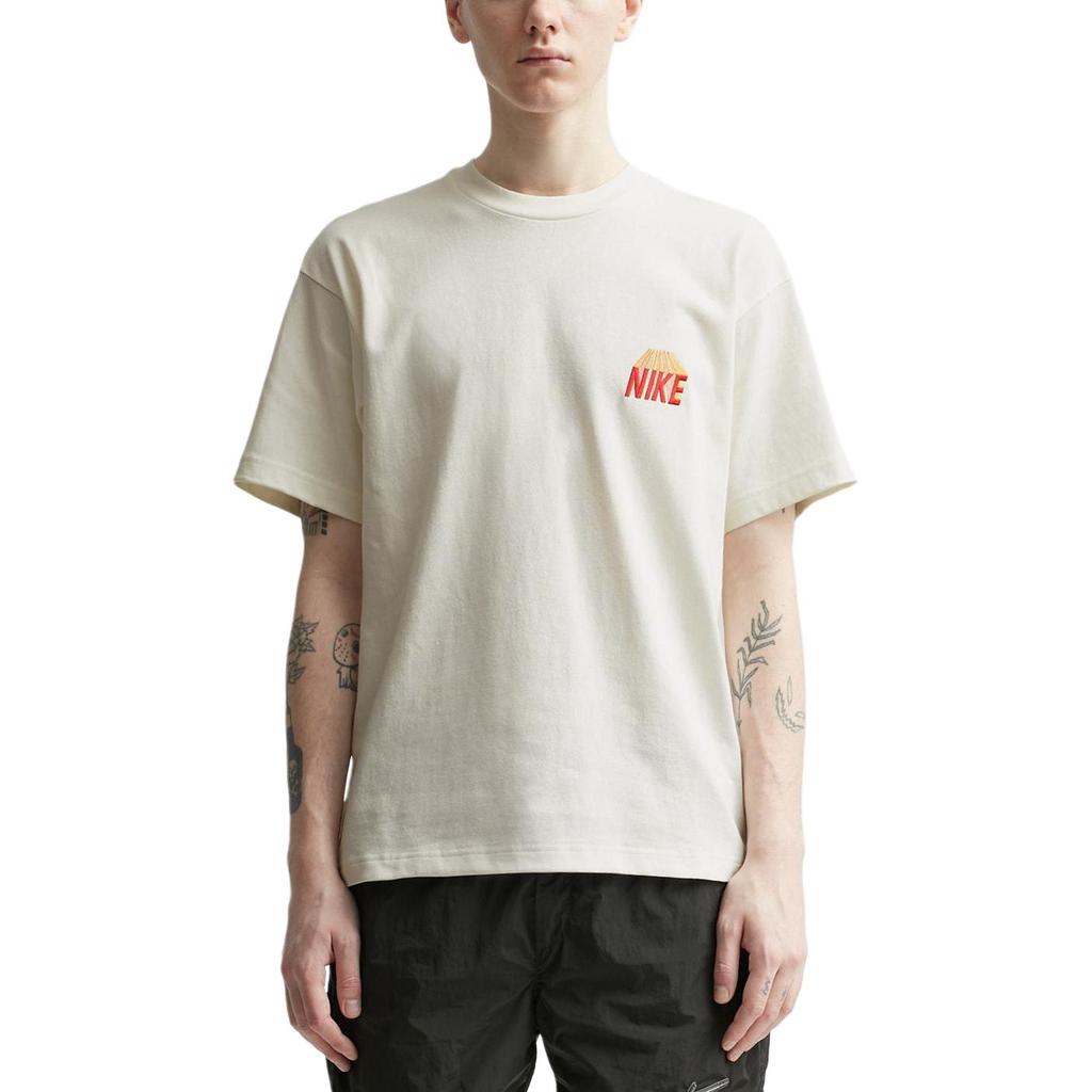 New Nike T Shirts Unisex White FB2759-133