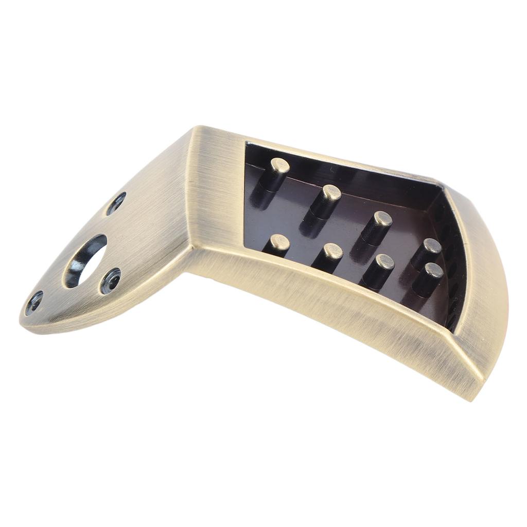 Mandolin Tailpiece Zinc Alloy Integrated Casting No Noise 8 String Traditional Mandolin Tailpiece