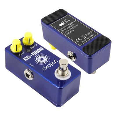 Pedale Chorus per Chitarra Pedale Effetti per Chitarra Elettrica True Bypass Scocca in Lega di Zinco DC 9V 6.35mm