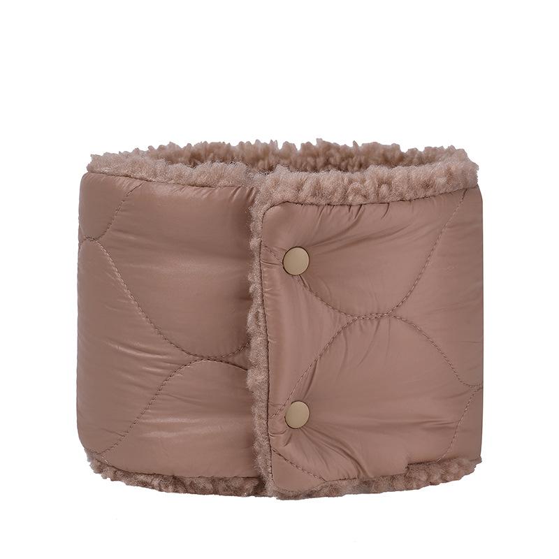 New Thickened Scarf Winter Velvet Neck Protection Scarf Warm Outdoor Double-sided Fashion Neck Cover Ski Windproof