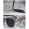 Trendy Wood Grain Sunglasses UV385 Protection Retro Eyewear for Men Women Outdoor Cycling Street Photography Glasses