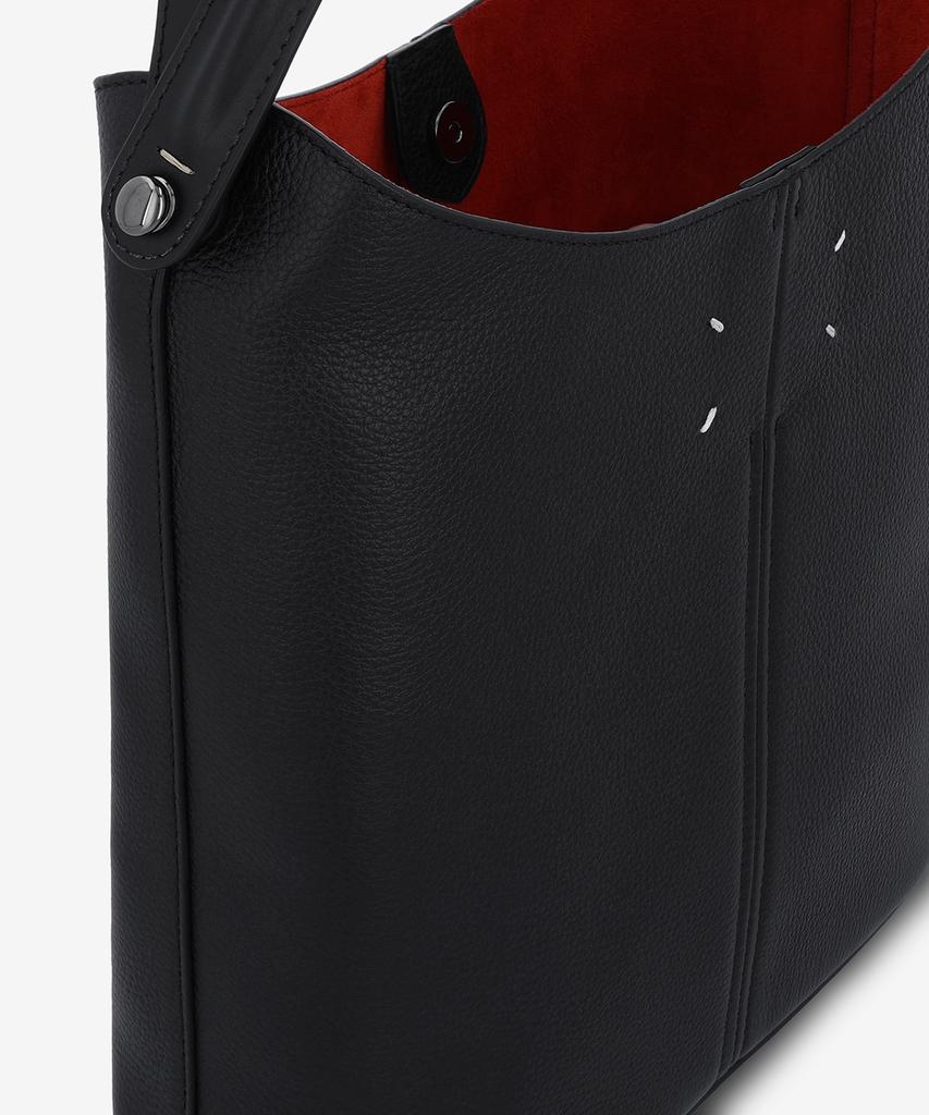 Maison Margiela Dressage Hobo Shopper Bag - Black:Orange / Sb2Wd0096P7268Hb317