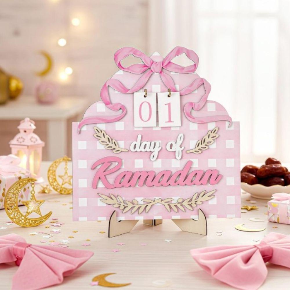 Festival Ramadan Advent Calendar Handmade Islamic Muslim Decor  Room Decoration