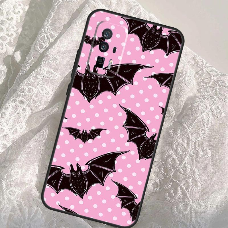 Vampire Bats Full Moon Halloween Case For Xiaomi 14T Pro 13T 12T 11T 13 14 Ultra POCO F6 Pro M6 M5s F3 F5 X3 X5 X6 Pro Cover