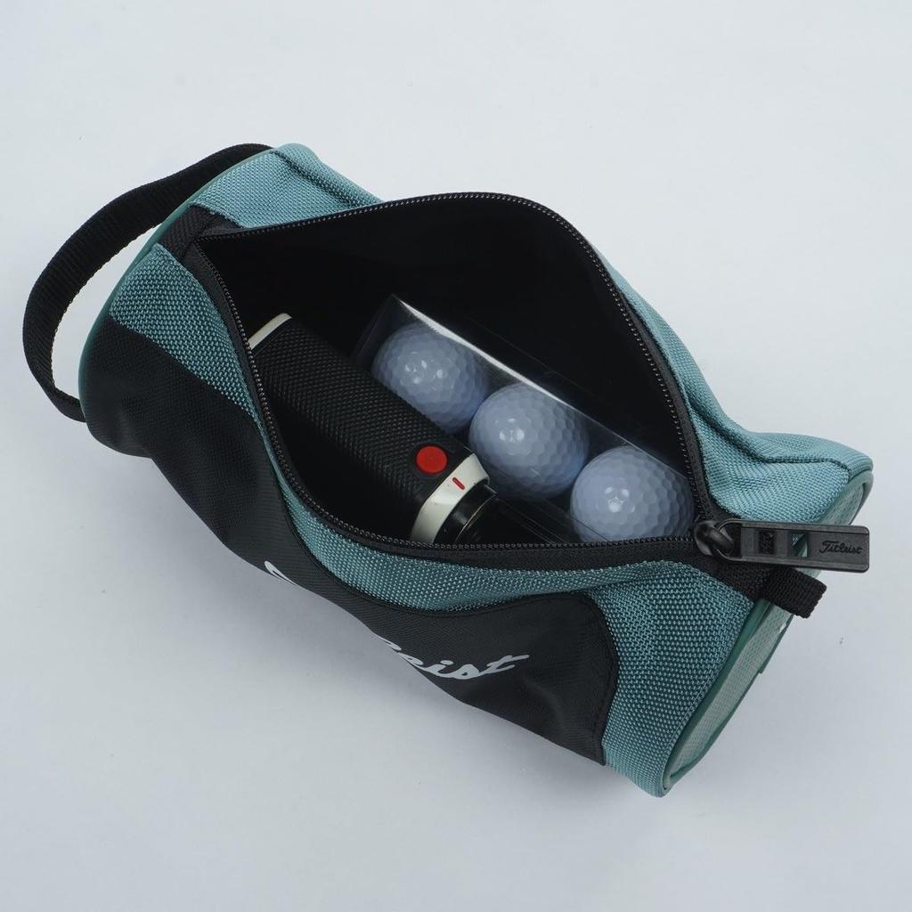 [TITLEIST] Utility Pouch NextGen Valuable Pouch, Eucalyptus x Black