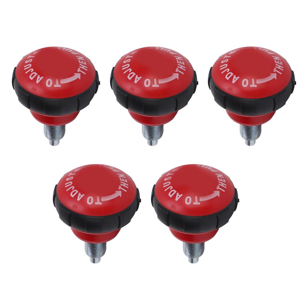 5Pcs Fitness Adjustment Knob Quick Release Spring Pull Pin Knob Replacement Part for Fitness Equipment Exercise Bike