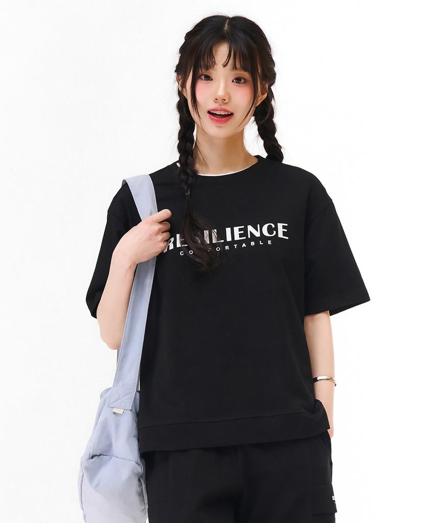 CHASECULT Unisex Cooling Cotton Short Sleeve T-Shirt - Black