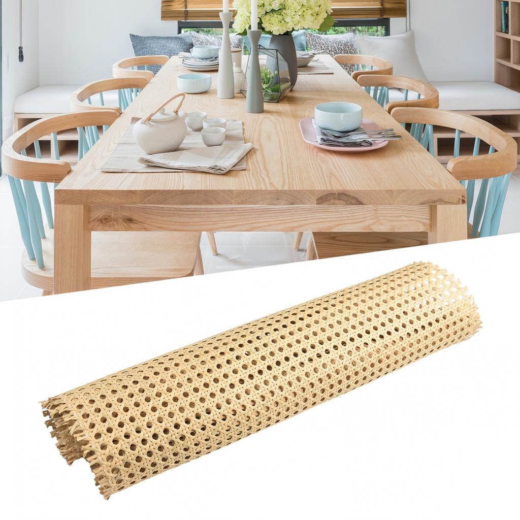Cane Rattan Webbing Easy To Maintain PE Refreshing Handfeel