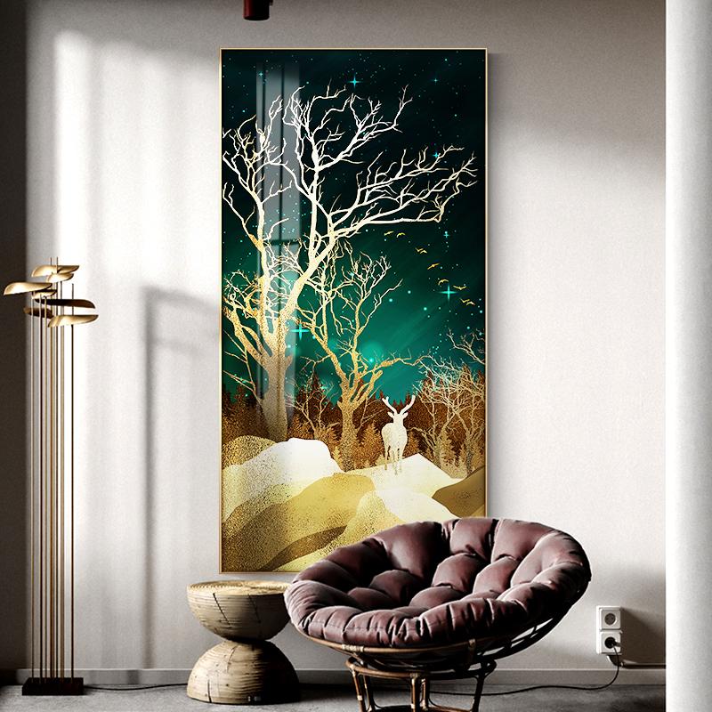 Nordic Leinwand Malerei Abstrakte Wohnzimmer Goldene Kunst Wand Bilder Drucken Schlafzimmer Esszimmer Home Decor Ungerahmt Poster Kunst