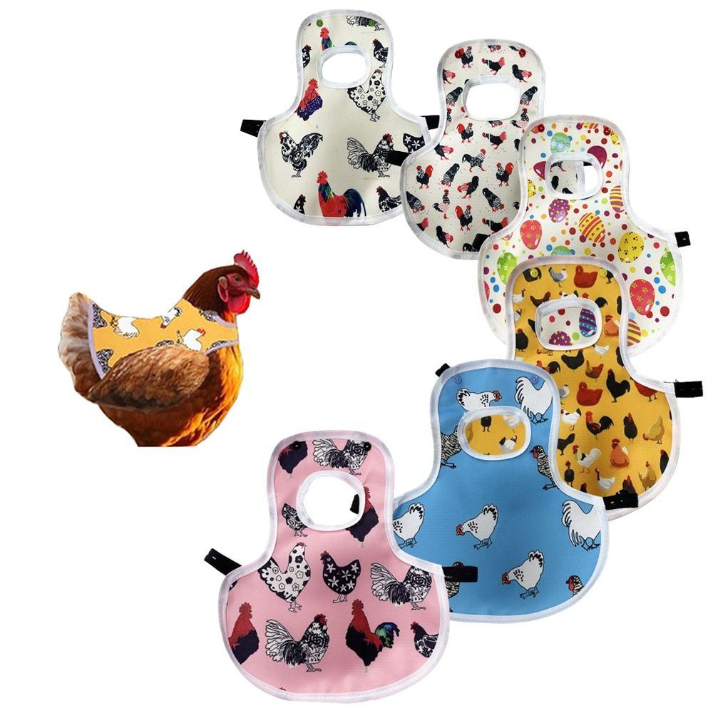 Adjustable Hen Apron Washable Chicken Saddle Apron Poultry Back Protector Hen Safety Accessories
