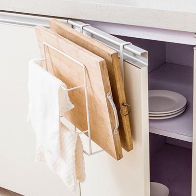 Kitchen Cabinet Wall Hanging Chopping Board Holder Shelf Storage Rack Organizer