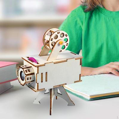 Science Experiment Stem Project, DIY Educational Model Set Toys, Projector Assembly 3D Puzzles for