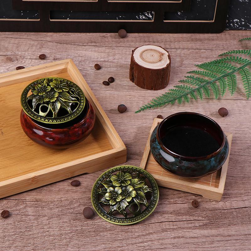 Ceramic Ice Cracking Incense Burner Coil Cone Stick Incense Burner Holder Home Ornaments Japanese Incense Burners Zen Decor 7