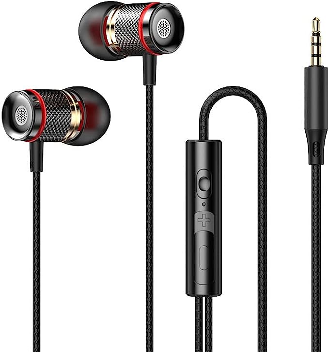 

YX-080 Headset, In-Ear 3.5mm Jack Wired Subwoofer Headset, High Sensitivity, Noise Isolation, for iPhone, iPad, Laptop, MP3 Player, etc.
