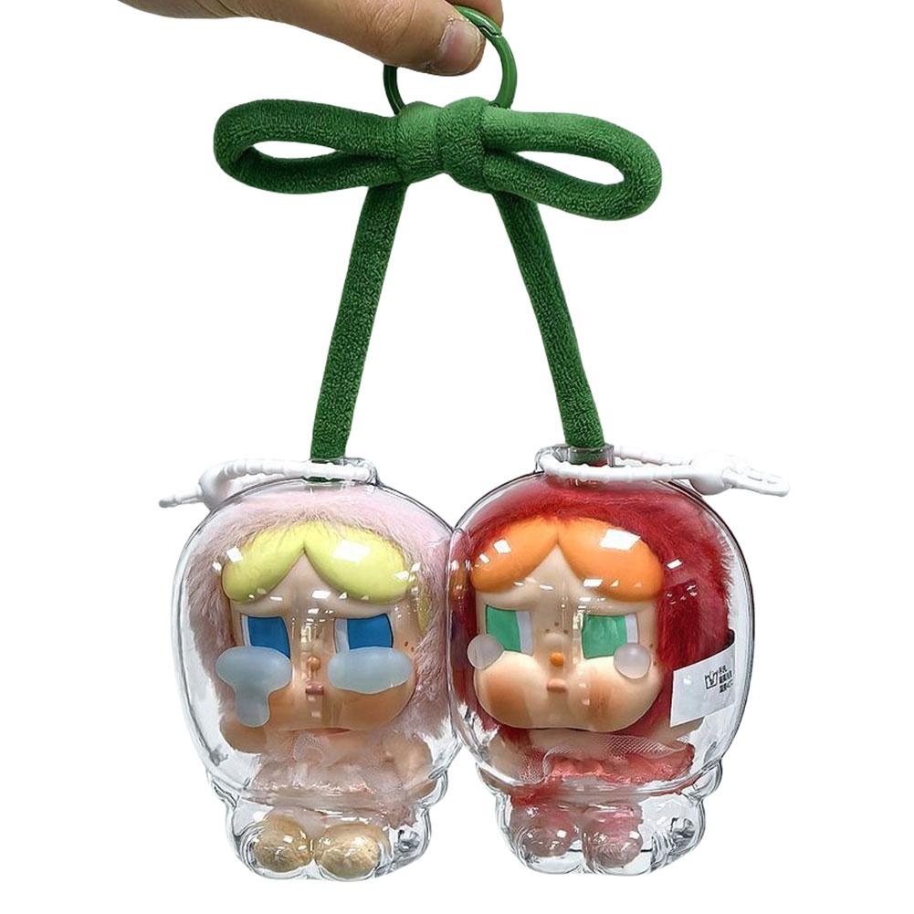 

Cute Doll Protective Cover PC Plush Dolls Display Case Plush Face Protective Case for Dolls Display Storage spain