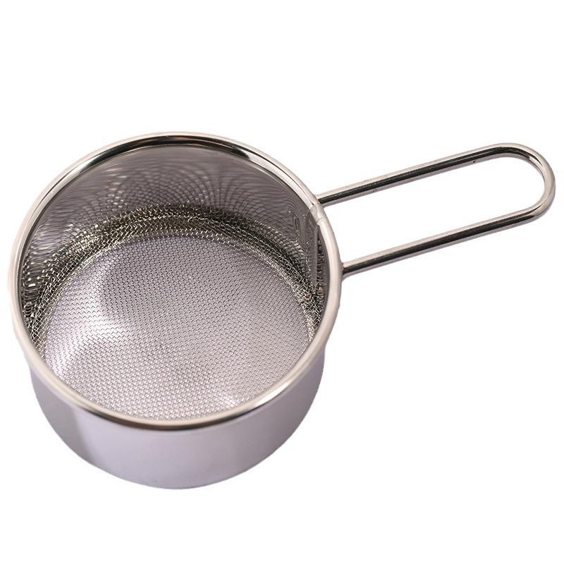 Available Stainless Steel Handheld Mini Flour Sifter, 40 Mesh Sugar and Cocoa Powder Duster for Baking.