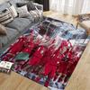 Tappeto Stampato Flanella Giocatori del Liverpool, Decorazione Divano Casa per Soggiorno e Camera da Letto, Tappetino in Flanella Antiscivolo per Sala Giochi