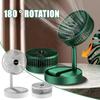 2025 Desktop Foldable Retractable Small Fan Mini Portable Charging USB Home Low Noise High Duration Standby Mini Electric Fan