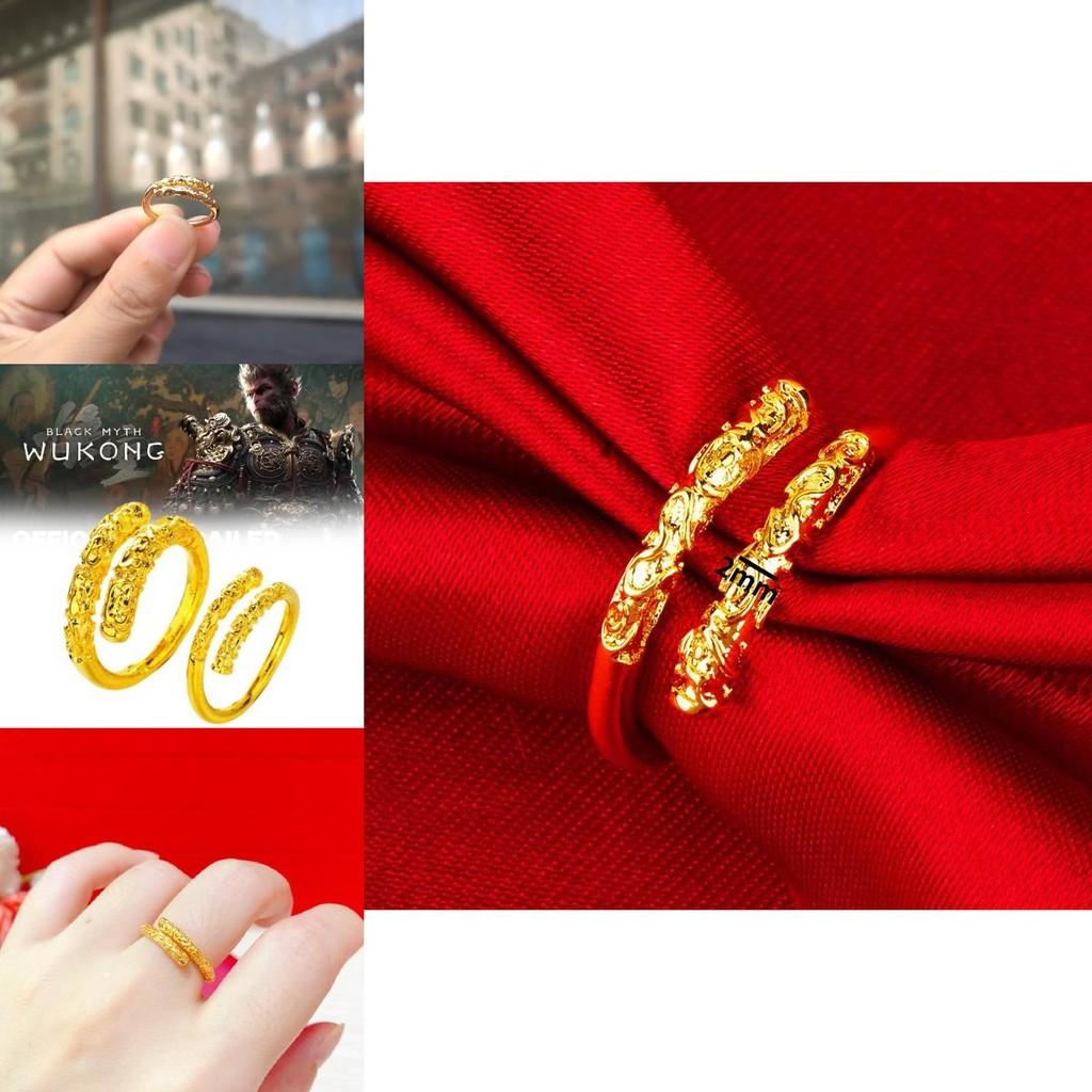 Artistic Copper Ring Celebrating The Legendary Golden Staff Design Suitable For Any Gender