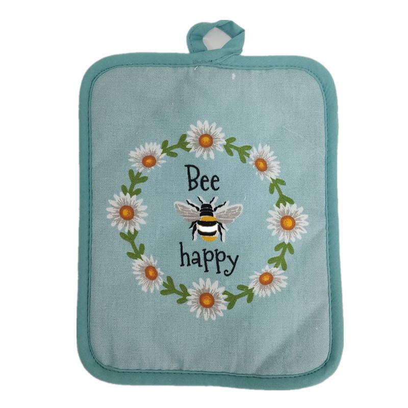 

1 шт. прямоугольная подставка под прихватку 17x22 см с цветным принтом из хлопка, термостойкая подставка под прихватку, подставка под тарелку 22x17cm