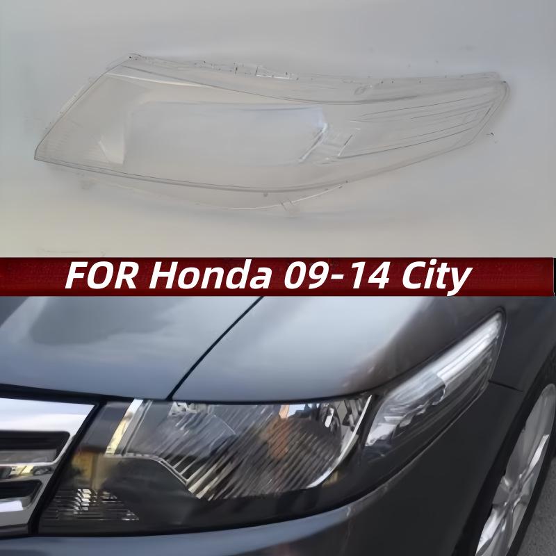 

09-14 Honda City Front Headlight Cover Set: Left & Right Original Outer Shell Left