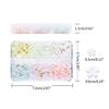 3D Flower Nail Charms, 6 Grids Acrylic Flower DIY Jewelry Craft Decorations