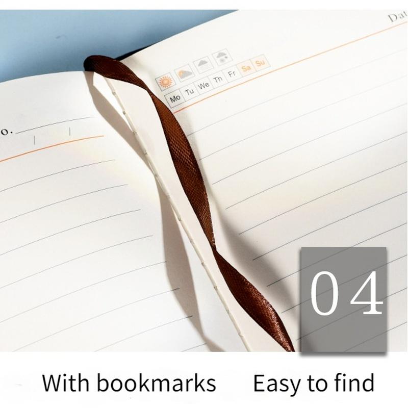 Notizbücher PU A5 Journal Notizbuch Tägliches Geschäft Büroarbeit Notizbücher Notizblock Tagebuch Schulbedarf