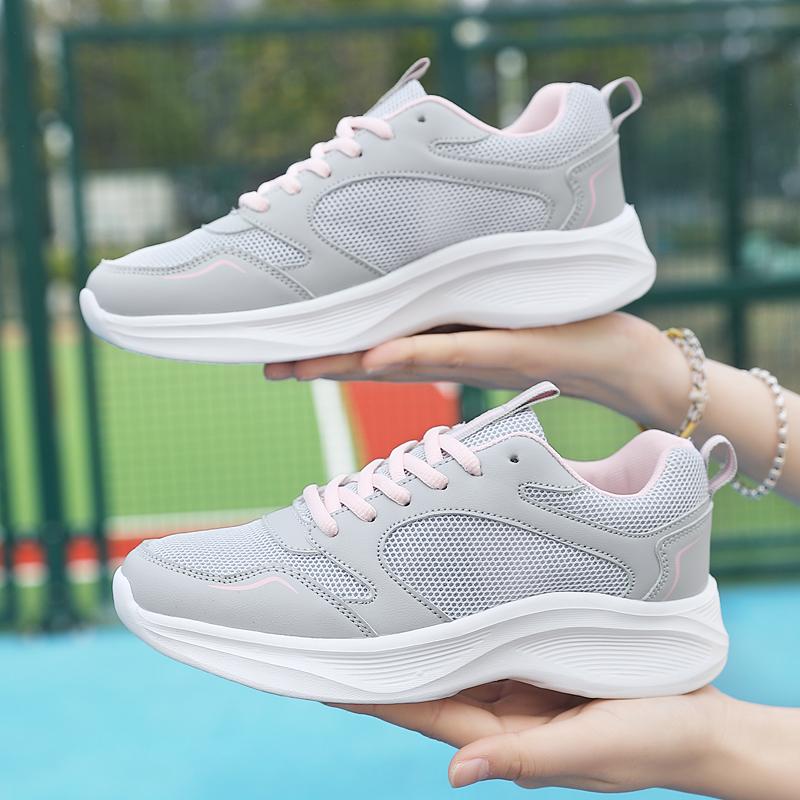 Fashion Women Sneakers Running Sport Shoes Air Mesh Breathable Soft Light Female Walking Jogging Basket Femme Basket Enfant Fille 35-41